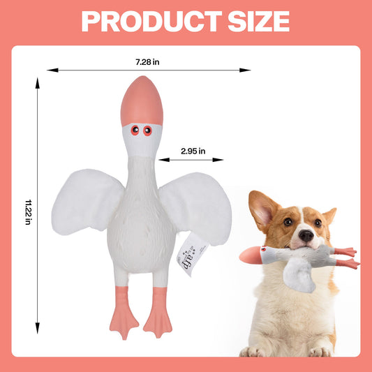 ZooTex - Squeaky Latex Dog Toys - Soft Wing Seagull