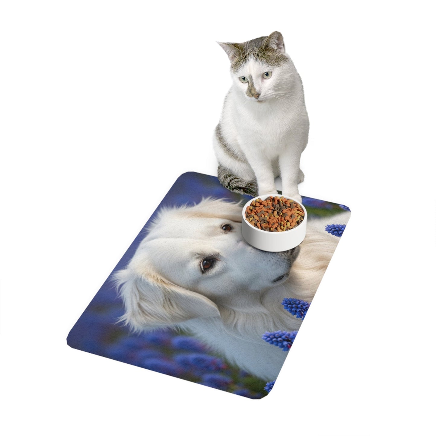 Pet Food Mat (12x18) - Portuguese Sheepdog