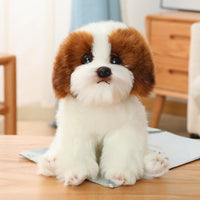 Simulation dog Maltese plush toy Bichon Frise doll Labrador