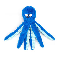 Octopus - shaped indestructible plush dog toy, squeaky &