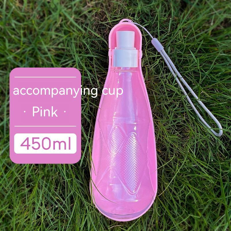 Portable 550ml Folding Dog Water Bottle for Outdoor Walks