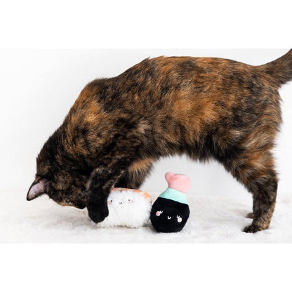 Soy Sauce and Sushi Cat Toy Set - 2pc