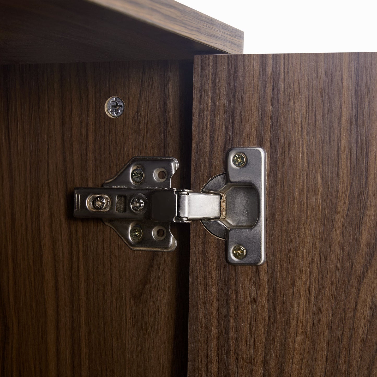 Cat Furniture 2 IN 1 Modern Walnut Cabinet Side Table With