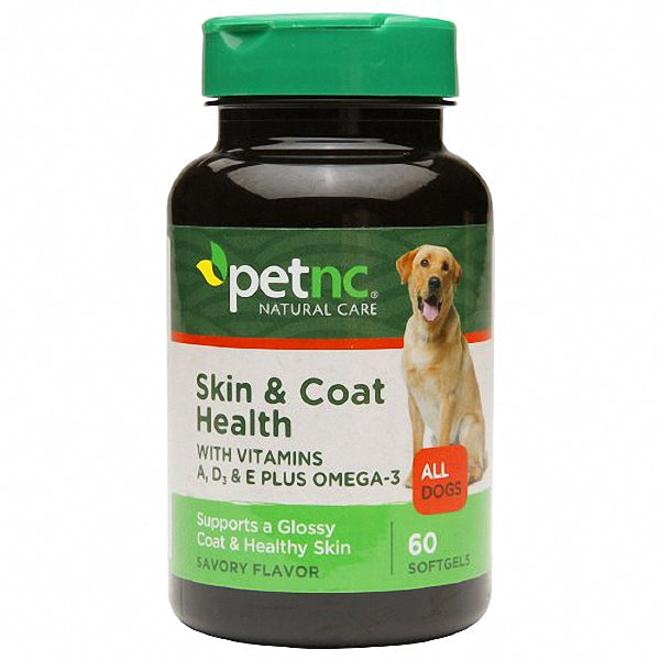 PetNC Natural Care Skin And Coat Health For All Dogs, Softgels