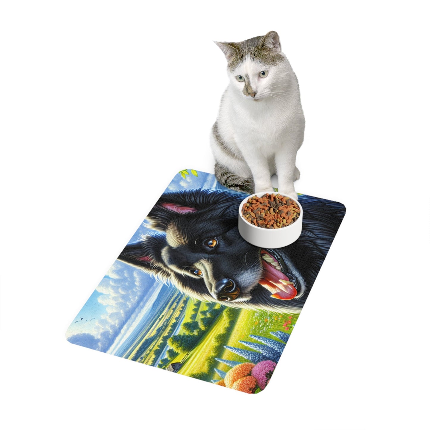 Pet Food Mat (12x18) - Croatian Sheepdog