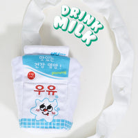 Milk Box Food Hiding Scented Plush Toy for Dogs with Sound