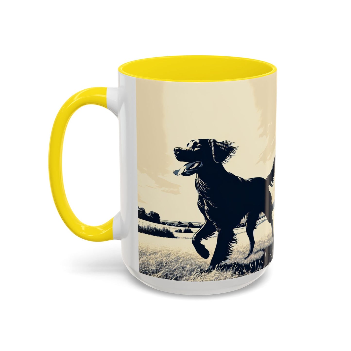 Flat Coated Retriever Accent Coffee Mug - Perfect Gift for
