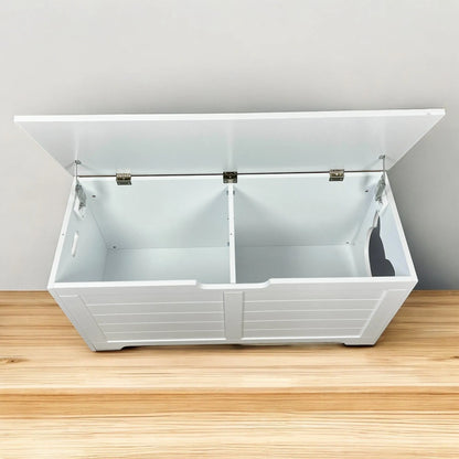 Large 39.4 Inch Modern MDF Cat Litter Box Furniture in stylish design by Purrfect Pet Kingdom, perfect for pet owners.