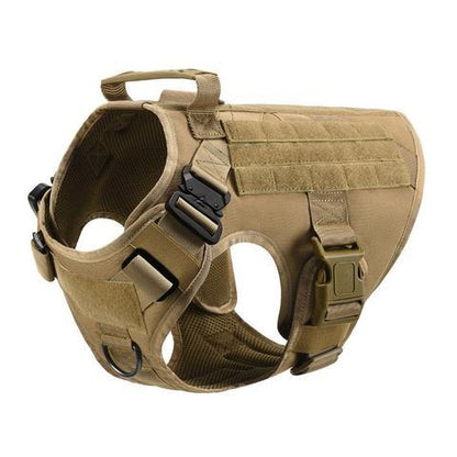 Adjustable Military Tactical Dog Harness for Large Breeds