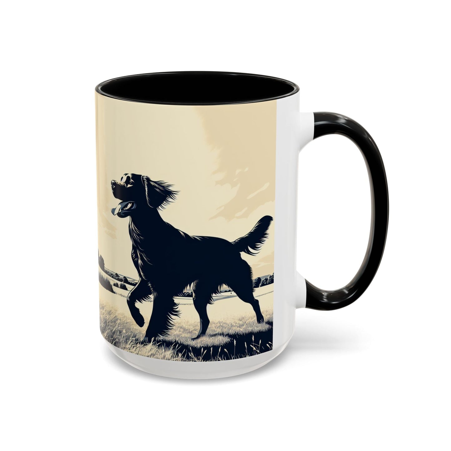 Flat Coated Retriever Accent Coffee Mug - Perfect Gift for