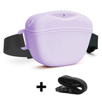 Silicone Dog Training Waist Bag Outdoor Portable Crossbody Pet Snack Pouch