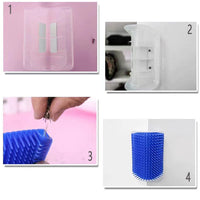 New four-color wall corner brush with free cat mint powder