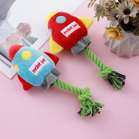 Pet cotton rope toy dog resistant to biting and grinding