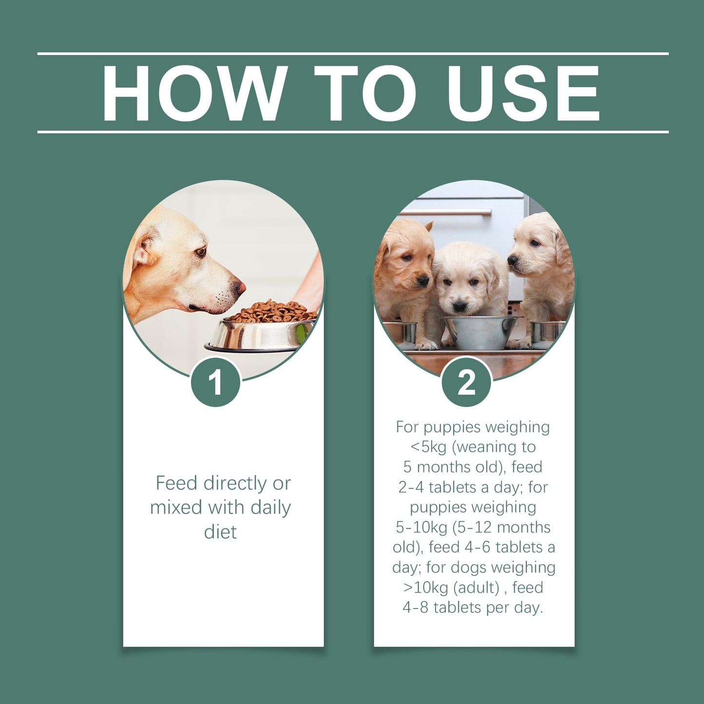 Tear-Stained Eye Care Tablet For Dogs To Gently Clean Tear-Stained Eye Stains For Pet Dogs