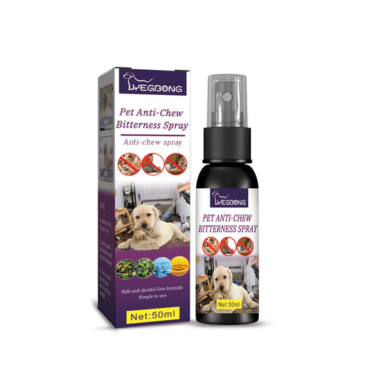 Anti-Chewing Bitter Spray For Pets, Prevent Dogs Tearing Apart Homes Scratching And Biting Long-Lasting Indoor Repellent Spray - Purrfect Pet Kingdom