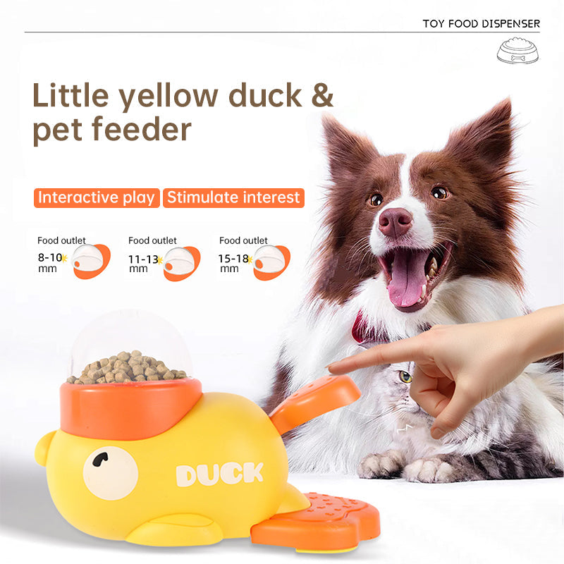 Intelligent Cartoon Dog Automatic Feeder: Large Capacity, Anti - slip, Doubles as Toy & Feeding Utensil - Purrfect Pet Kingdom