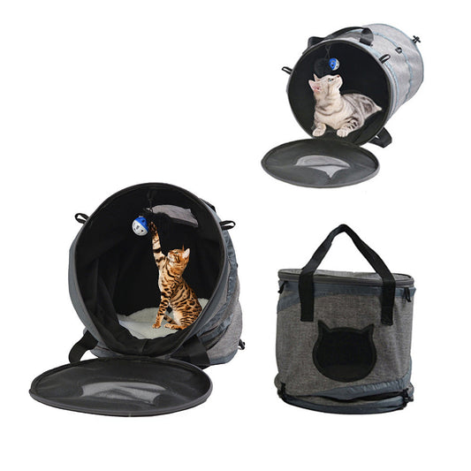 Multifunctional Foldable Cat Tunnel Kennel Pet Bag Washable - main product image