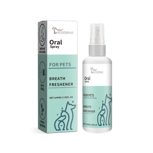 Pet Mint Fresh Breath Spray, Clean Your Dog's Bad Breath Fresh Breath Care - Purrfect Pet Kingdom