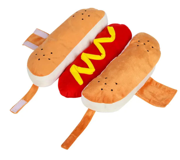Hot Dog Halloween Costume Pets Dogs Cats