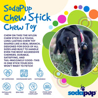 Durable Nylon Chew Stick for Power Chewers | Indestructible Dog Toy USA