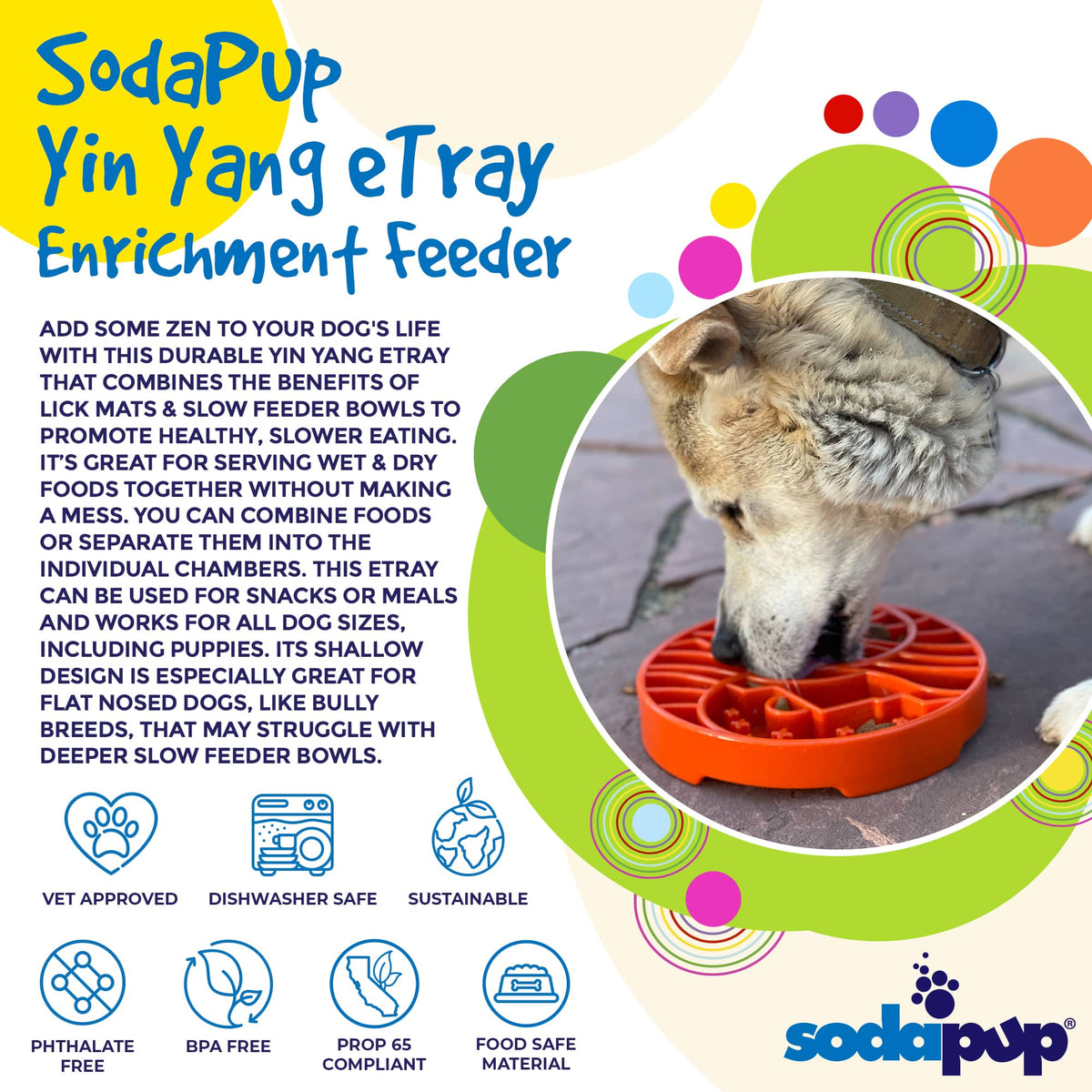 Purrfect Kingdom™ - Sun Moon Etray Shallow Feeder