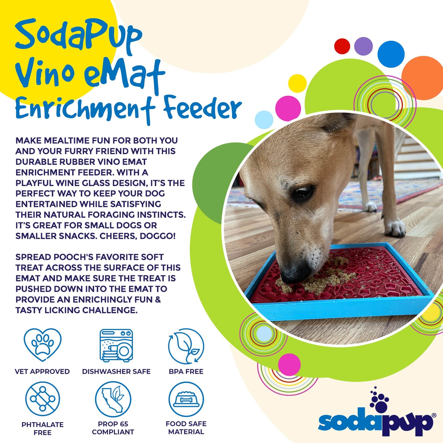 Purrfect Kingdom™ - Vino Dog Emat Enrichment Mat