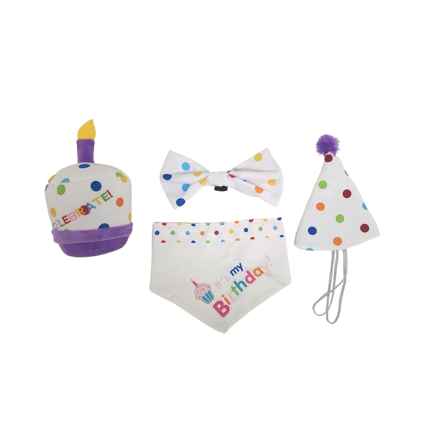 4-Piece Dog Birthday Kit Set