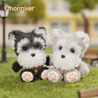 Gray Schnauzer Dog Charm- Kawaii Puppy Charm for Teens