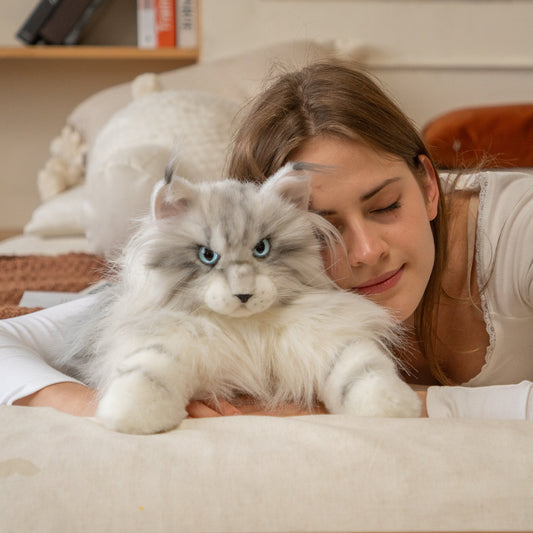 Silver Maine Coon Backpack-Majestic and Purrfect Companion