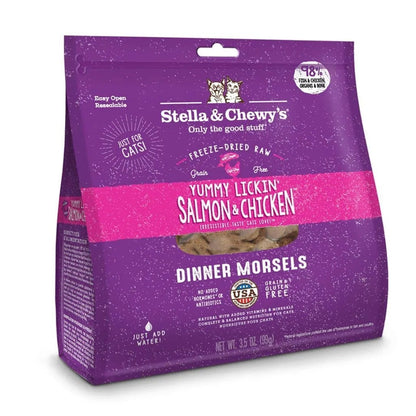 Purrfect Pet Kingdom Advanced Stella & Chewy's Freeze Dried Dinner Yummy Lickin' Salmon For Dogs - Interactive pet supplies by Purrfect Pet Kingdom®