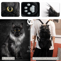 Maine Coon Cat Backpack ? Realistic Cat Stylish Daypack