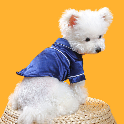 Dog Pajamas Silk Soft Luxury Pet Sleepwear 🦆