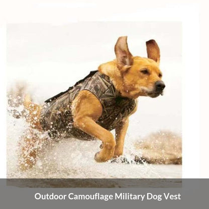 Dog Vest For Outdoor Training Camouflage Waistcoat For