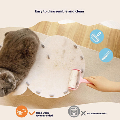 Foldable Felt Cat Scratching Board Nest - Cozy Semi-Closed House
