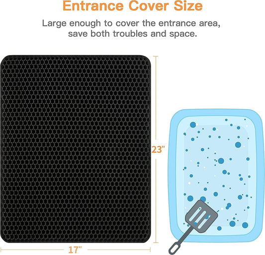 Cat Litter Mat - Double Layer Trapping Design