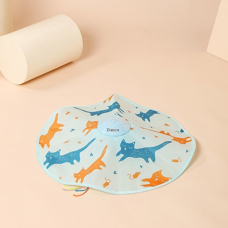 Purrfect Pet Kingdom Cat Toy Cat Teaser Self-Hi Turntable Electric Toy (Green Rechargeable) - Premium Cat Toys