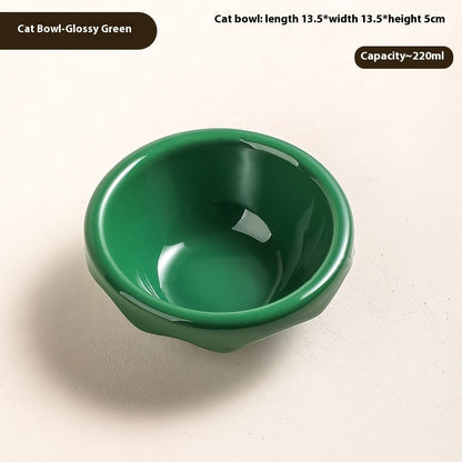 Cat Bowl Cat Ceramic Dog Drinking Water