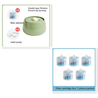 Cat Ceramic Automatic Circulation Filtration Water Dispenser