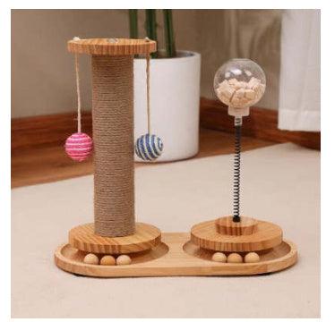 Cat Toys-Treat Dispenser Slow Feeder Interactive Teasing Toy