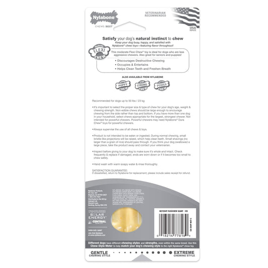 Flexichew Dental Bone Giant Size Chicken Flavored Toy for Large Dogs