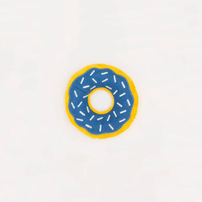 Hanukkah Blue Donutz Sprinkles Squeaky Dog Toy