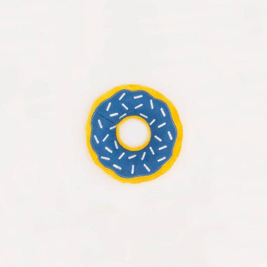 Hanukkah Blue Donutz Sprinkles Squeaky Dog Toy
