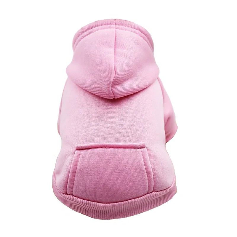 Winter Pet Dog Clothes Hoodies Warm Sweater with Pockets Coat Outfit Puppy Jacket Pet Costume Chihuahua Sweatshirt Pet Supplies
