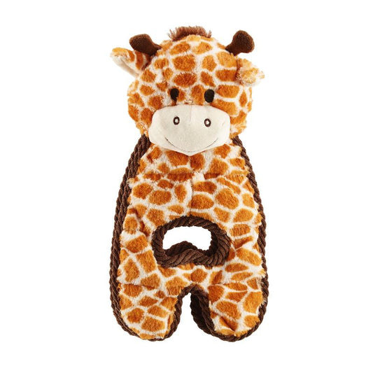 Cuddle Tugs Giraffe Plush Dog Toy