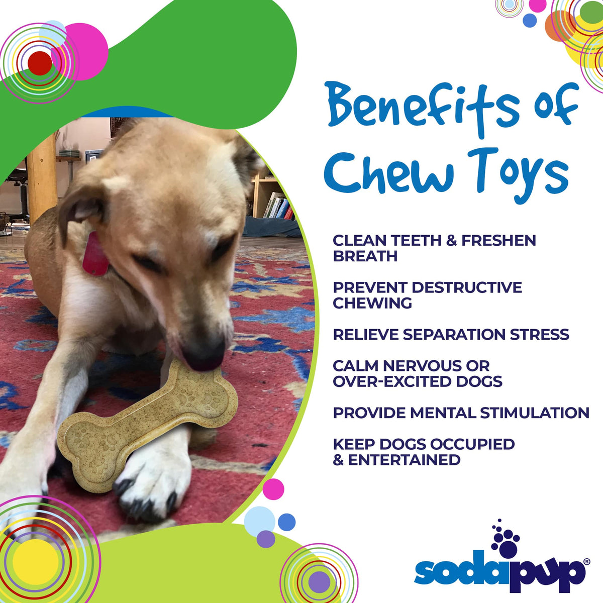 Bone Echew Ultra Durable Nylon Dog Chew Toy For Aggressive - gallery image 6