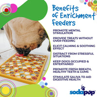 Honeycomb eMat - Enrichment Lick Mat for Dogs and Cats | eMat Enrichment Toy for Anxiety Relief | SodaPup