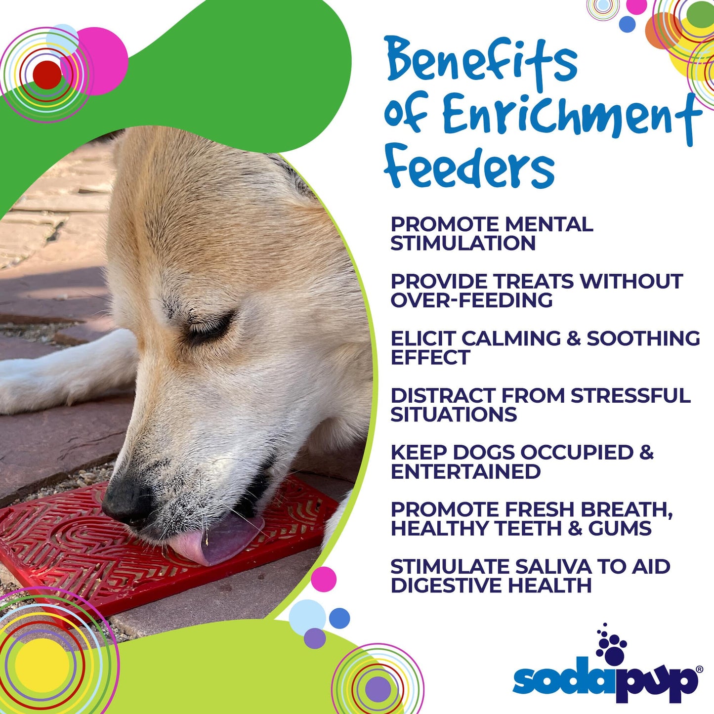 Love eMat - Enrichment Lick Mat for Dogs and Cats| Heart Design |
