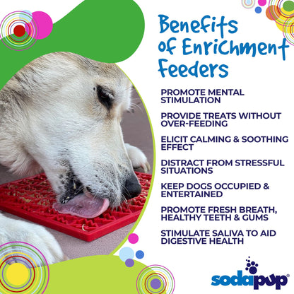 "Peace" Christmas Tree Emat - Enrichment Lick Mat For Dogs