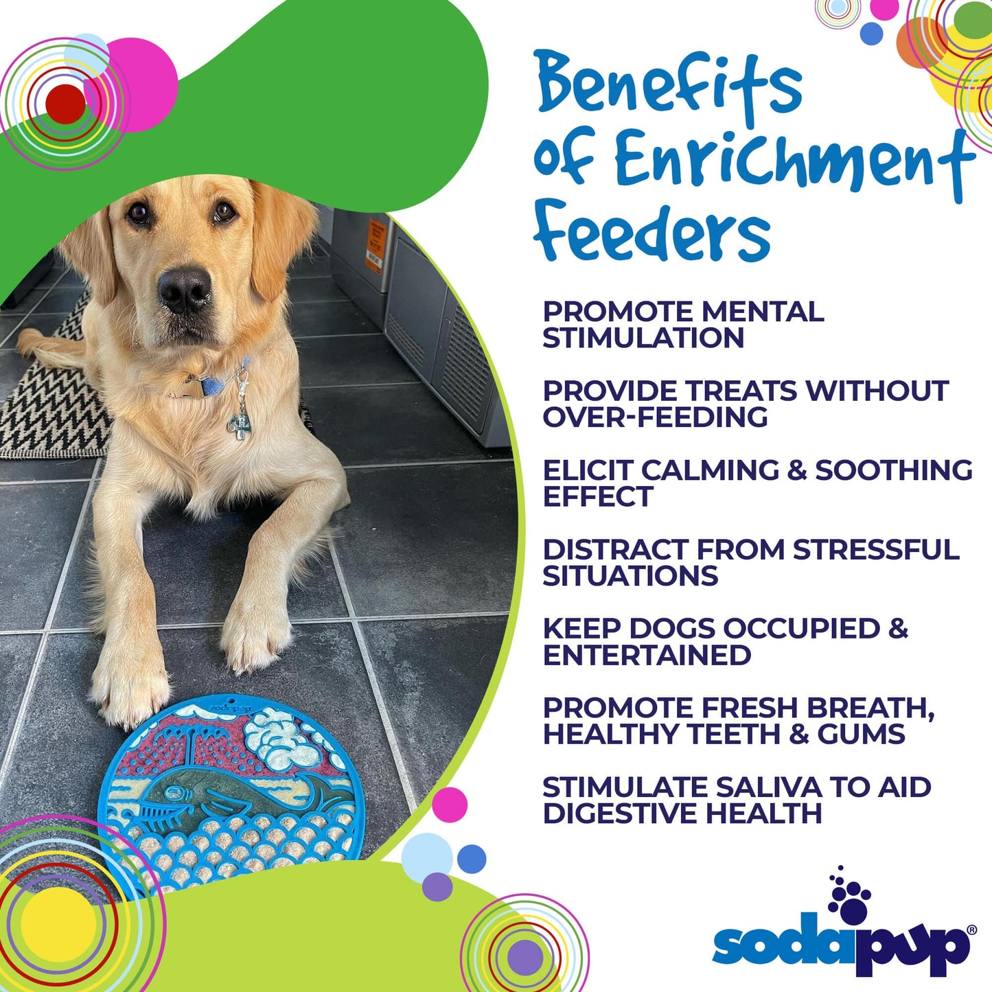 Whale eMat - Enrichment Lick Mat for Dogs and Cats - with
