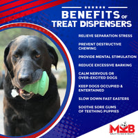 Christmas Tree eDispenser Durable Rubber Chew Toy & Treat Dispenser